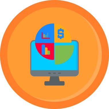 Bilgisayar ve akıllı telefon ikonu. vektör illüstrasyonu