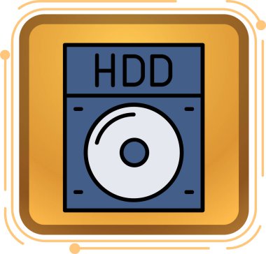 Disk. Web simgesi basit illüstrasyon