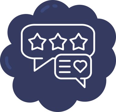 Geri besleme simgesi vektör illüstrasyonu