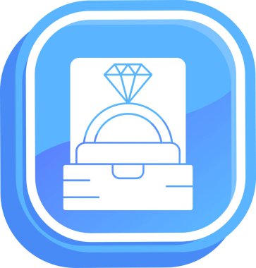 Alyans simgesi, vektör illüstrasyonu basit tasarım