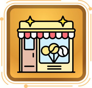 Dükkan. Basit tasarım