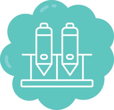 Roket simge vektör çizim