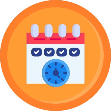 Kontrol listesi. Web simgesi basit illüstrasyon