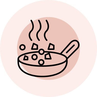 Gıda simgesinin vektör illüstrasyonu