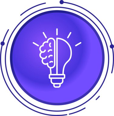 ampul simgesi vektör illüstrasyonu