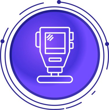 vektör lcd simgesi illüstrasyonu