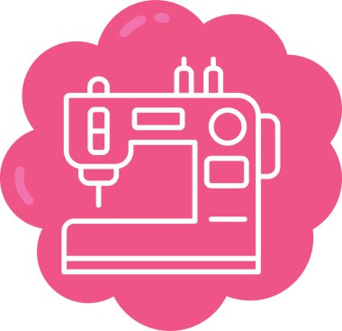 - Makine. Web simgesi basit illüstrasyon