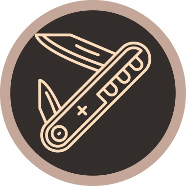 Modern uçak simgesinin vektör çizimi