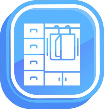 Çanta. Web simgesi basit illüstrasyon