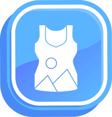 Elbise. Web simgesi basit illüstrasyon