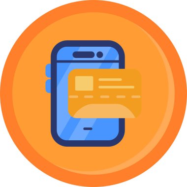 - Telefon. Web simgesi basit illüstrasyon