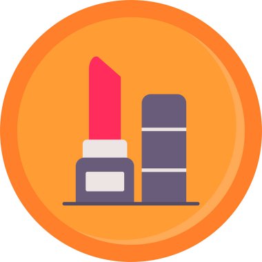 Ruj izi. Web simgesi basit illüstrasyon