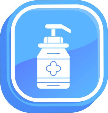 şişe simgesi vektör illüstrasyonu