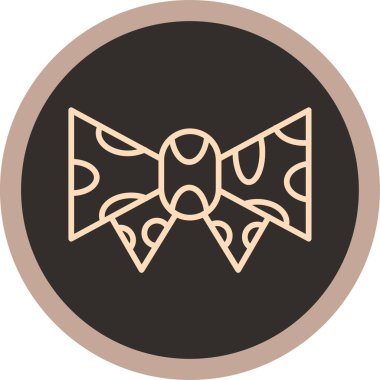 Modern b 'nin vektör illüstrasyonu yay ikonundan yoksun