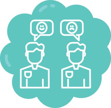 Müşteri geribildirim simgesi - taslak biçimi