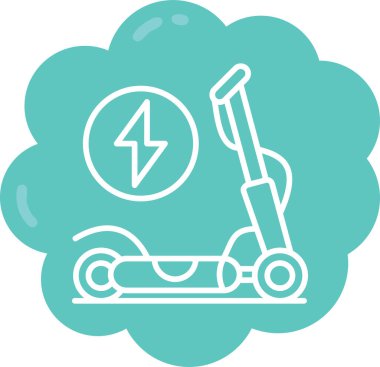 Elektrik güç vektör simgesi