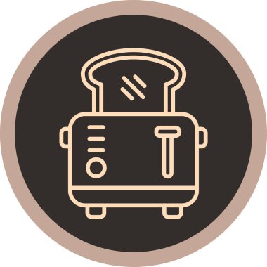 Vektör yiyecek ve sağlık simgesi