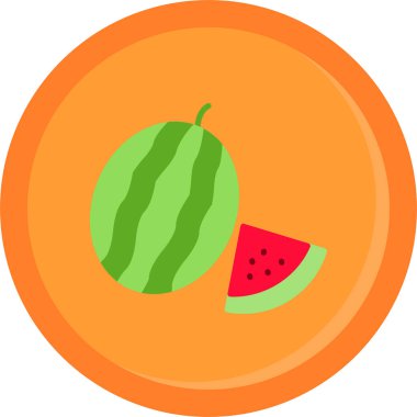 Meyve. Web simgesi basit illüstrasyon