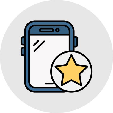 Akıllı telefon. Web simgesi basit illüstrasyon