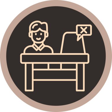 Modern eğitim ikonunun vektör illüstrasyonu