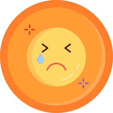 Dosya ana hatları biçiminde emoji yüz simgesi