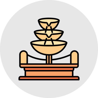 Gıda simgesinin vektör illüstrasyonu