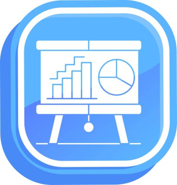 iş grafiği çizelgesi simgesi doldurulmuş ana hatlar biçiminde