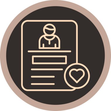 İnsan simgesinin vektör illüstrasyonu