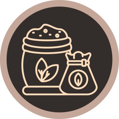 kahve ikonu vektör illüstrasyonu