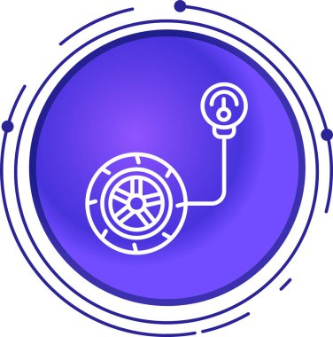 Bir arabanın vektör illüstrasyonu