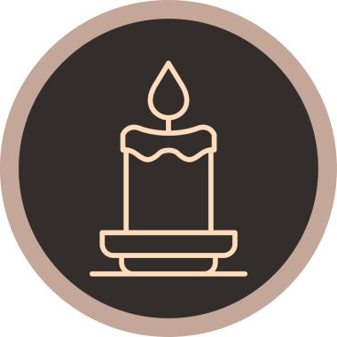 Mum. Web simgesi basit illüstrasyon