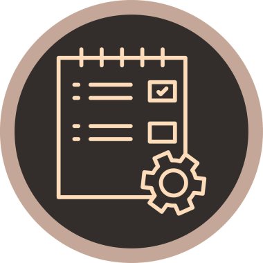 Teçhizat Web simgesi basit illüstrasyon