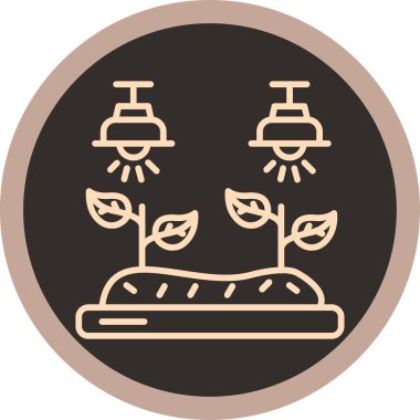 bitki simgesi vektör illüstrasyonu