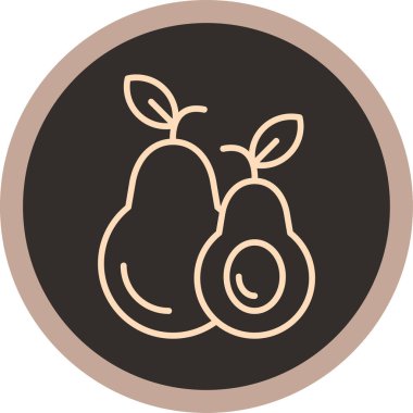 Gıda simgesinin vektör illüstrasyonu