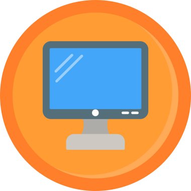 bilgisayar ekranı vektör simgesi