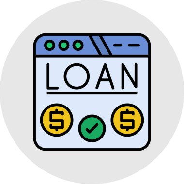 Krean simgesi vektör illüstrasyonu