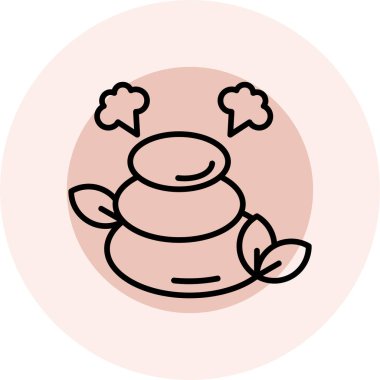 Çizgi film simgesinin vektör illüstrasyonu