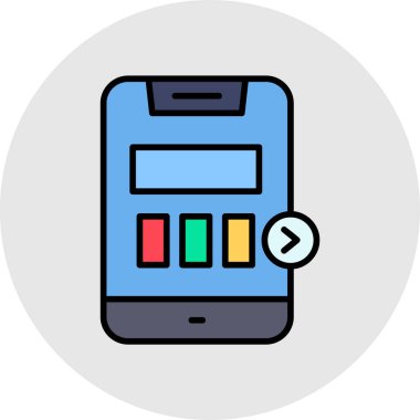 cep telefonu ikonu vektör illüstrasyonu