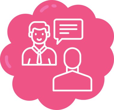 İnsan simgesinin vektör illüstrasyonu