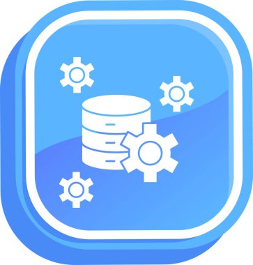 veritabanı sunucu simgesi doldurulmuş özet biçimi