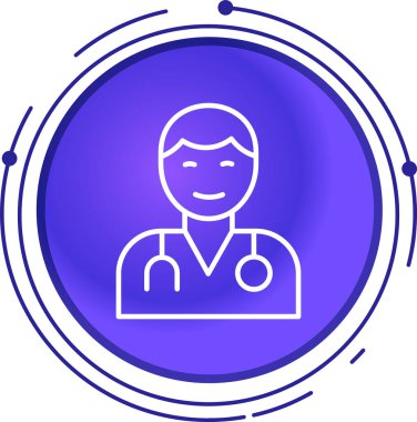 İnsan simgesinin vektör illüstrasyonu