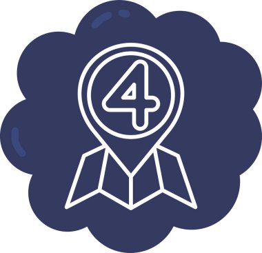 Mezuniyet. Web simgesi basit illüstrasyon