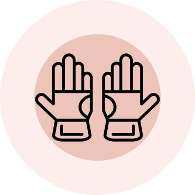 insan eller simge vektör çizim