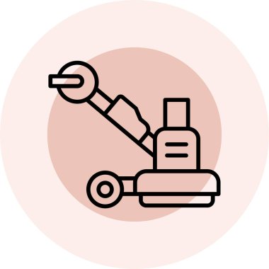 Robot kol vektör simgesi