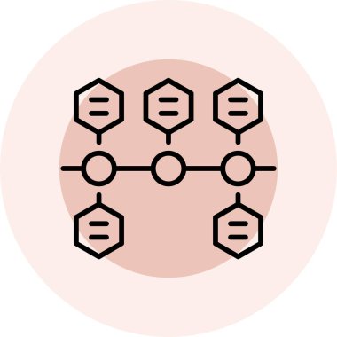 şebeke. Web simgesi basit illüstrasyon