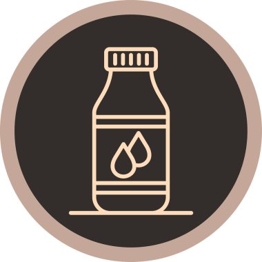 Yağ şişesi. Web simgesi