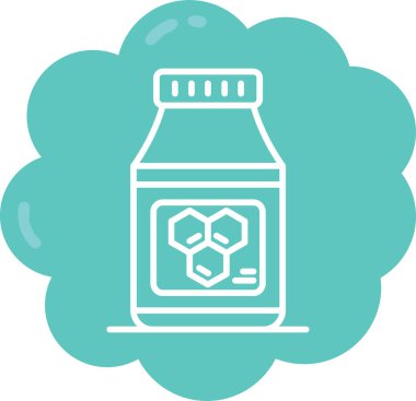 Benzersiz yağ tankı vektör simgesi