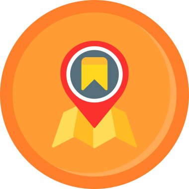 harita pin vektör simgesi