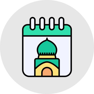 Cami simgesi, vektör resimleme