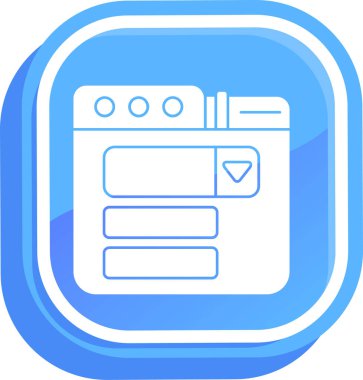 Tarayıcı tarayıcı tarayıcı simgesi ile doldurulmuş dış hat biçimi